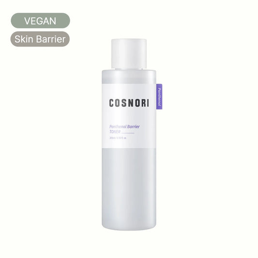 COSNORI Panthenol Barrier Toner vegan skincare product for skin barrier support