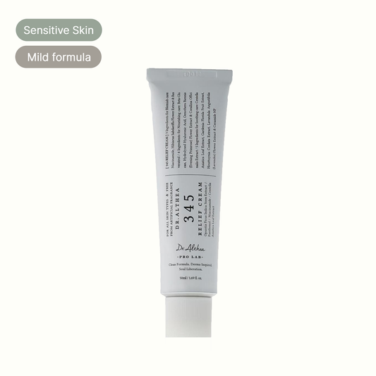 Dr. Althea 345 Relief Cream for sensitive skin, mild formula, K-Beauty skincare solution