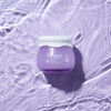 Frudia Blueberry Hydrating Cream Jar on purple background 