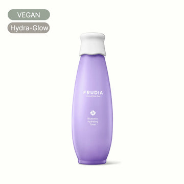 Frudia Blueberry Hydrating Toner vegan Korean skincare bottle with Hydra-Glow label