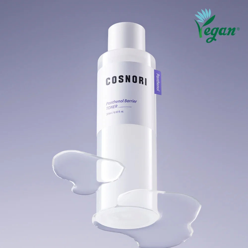 COSNORI Panthenol Barrier Toner with purple background