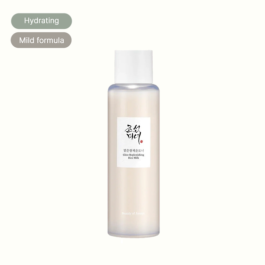 Hydrating mild formula Glow Replenishing Rice Milk toner for glowing, healthy skin