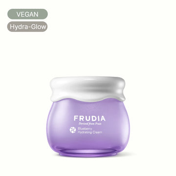 Frudia Blueberry Hydrating Cream Jar on white background 
