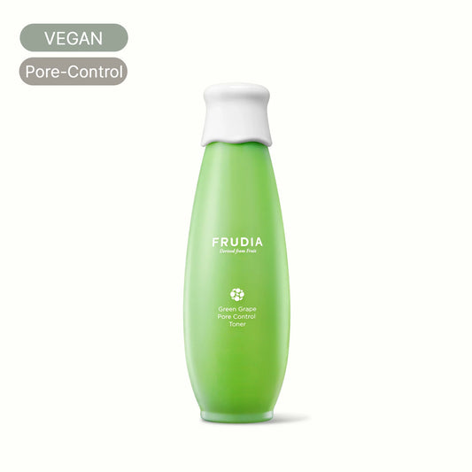Frudia Green Grape Pore Control Toner bottle, vegan skincare product for pore care