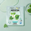 Heartleaf Calm hydrogel eye pads Korean skincare packet with leaf and flower, vegan and cruelty-free labels